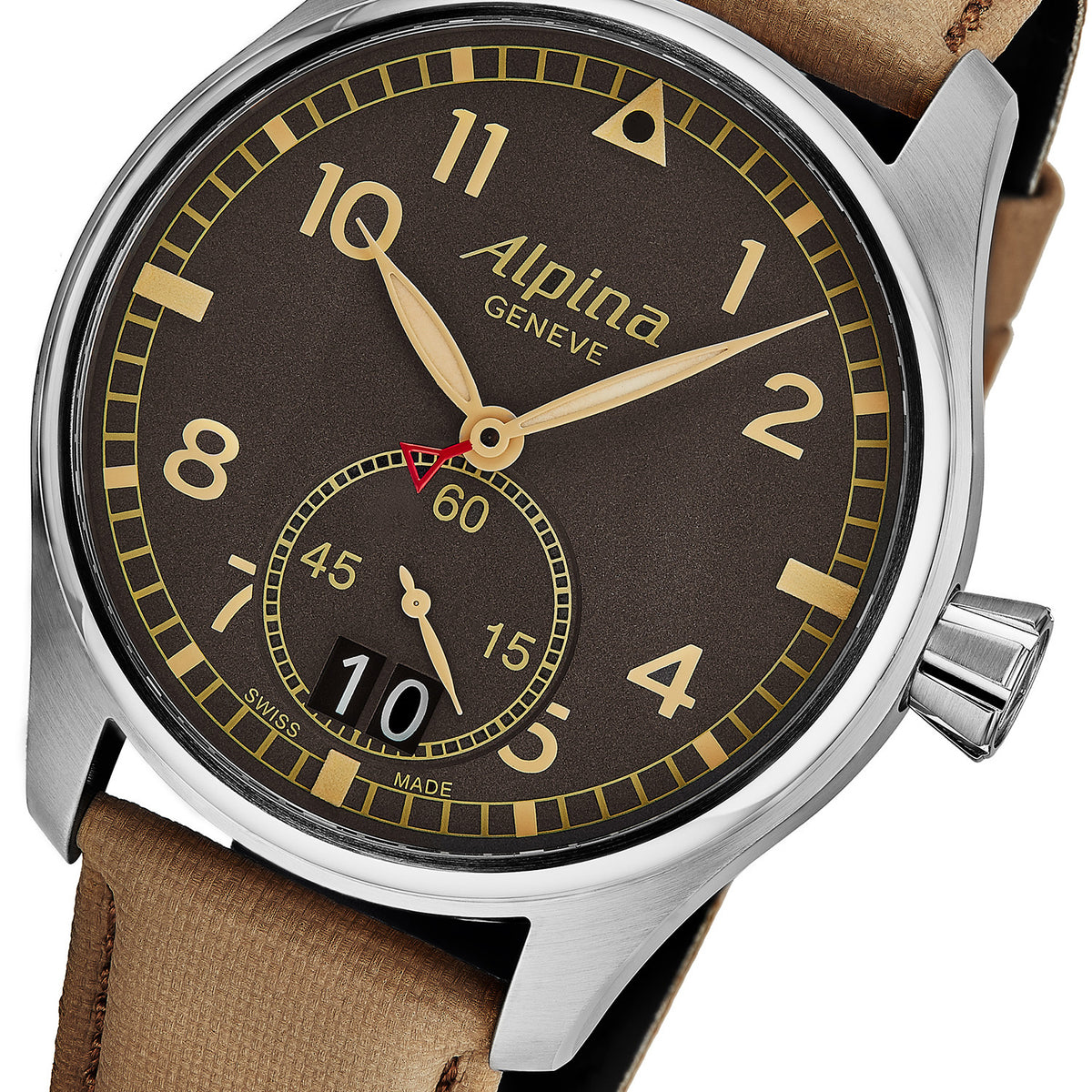 Startimer Pilot Chronograph (Beige) | Alpina | Luby 