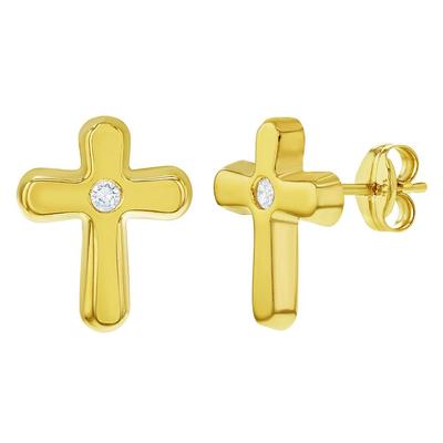 COMMUNION STUD RELIGIOUS CROSS | Children Collection | Luby 
