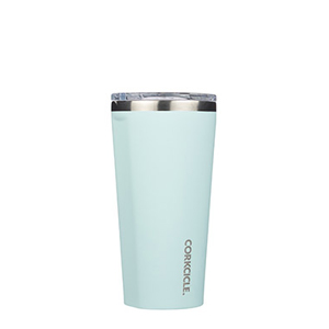 Gloss Powder Blue 16oz Tumbler | Corkcicle | Luby 