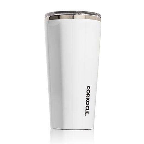 GLOSS WHITE TUMBLER (16oz) | CORKCICLE | Luby 