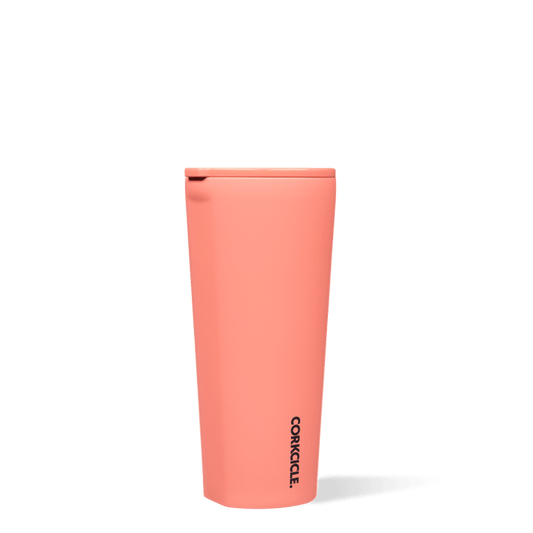 Neon Lights Coral Tumbler 24oz | Corkcicle | Luby 