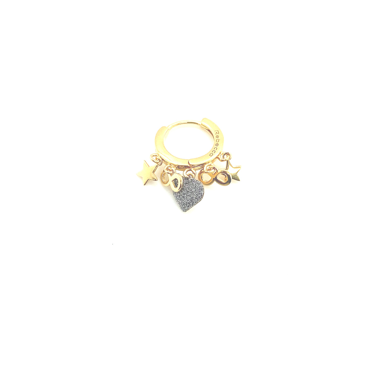 Infinity, Stars & Heart Diamond Dust Earrings | Rebecca | Luby 