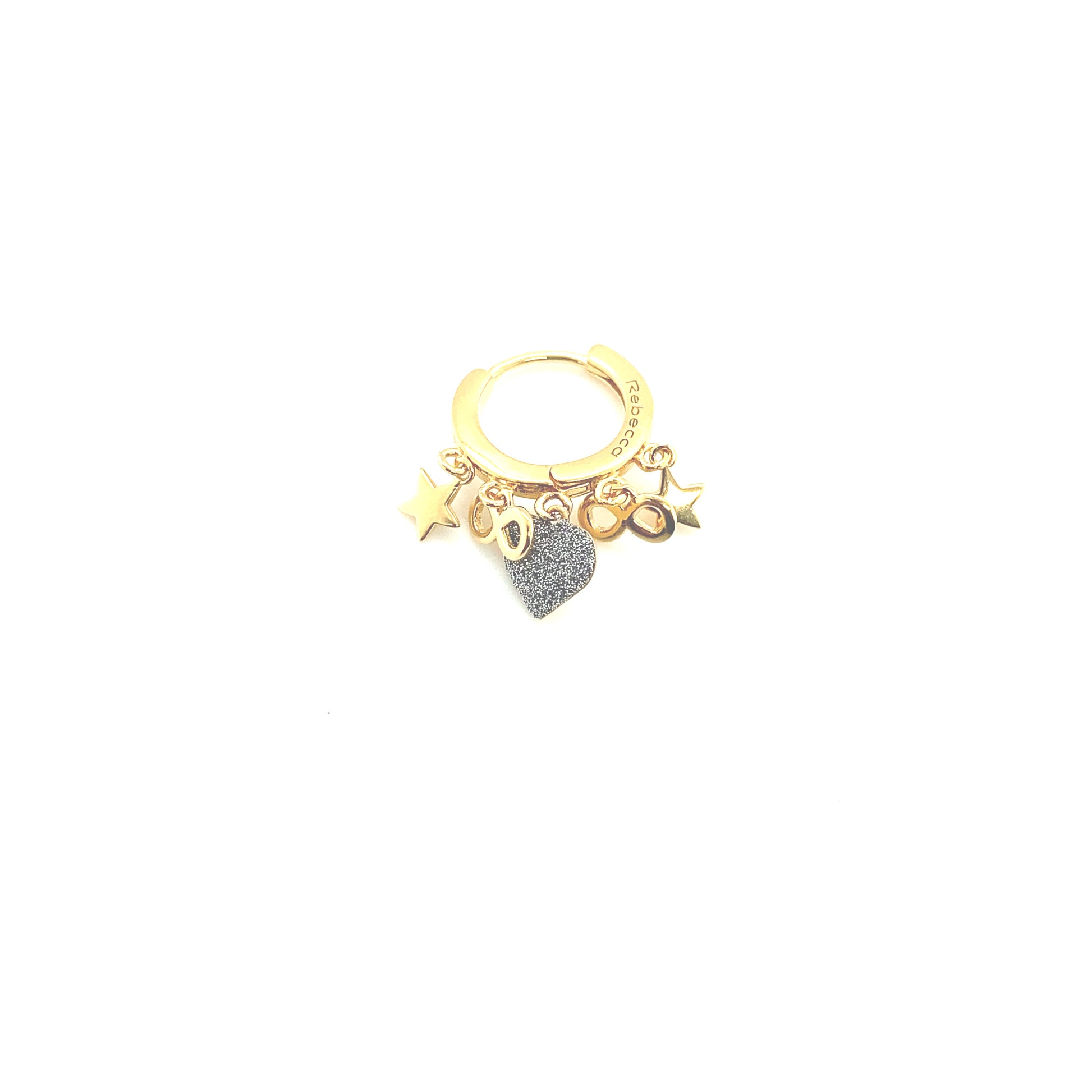 Infinity, Stars & Heart Diamond Dust Earrings | Rebecca | Luby 