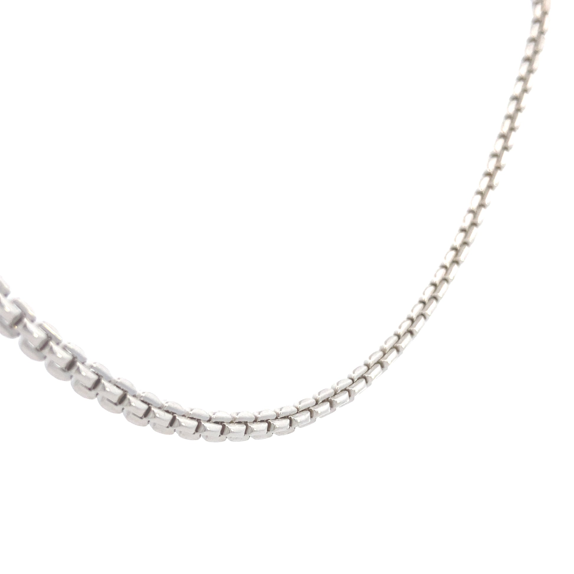 14k White Gold Fancy Necklace | Luby Gold Collection | Luby 