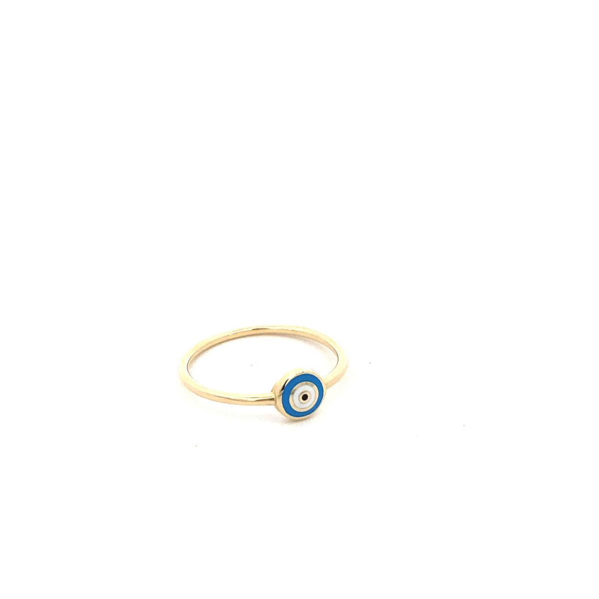 14K Gold Blue Evil Eye Ring | Luby Gold Collection | Luby 