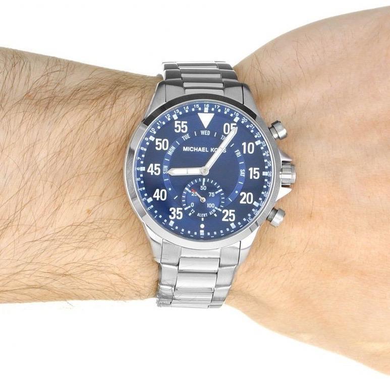 Men's Access Hybrid Gage (Silver/Blue) | Michael Kors | Luby 