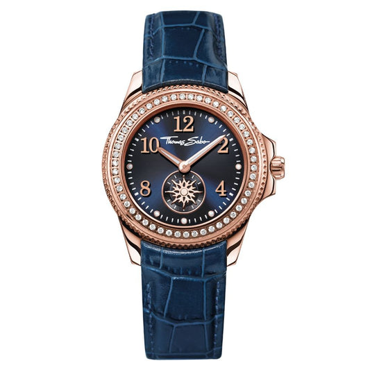 Woman's Glam Chic Watch (Rose-Gold/Blue) | Thomas Sabo | Luby 