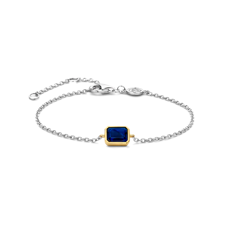 Pulsera Ti Sento con Piedra Azul