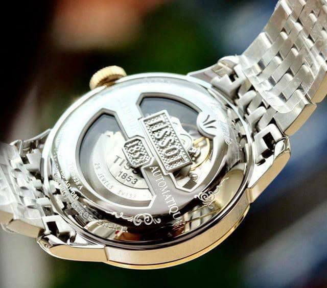 Le Locle Automatic (Silver-Gold) | Tissot | Luby 