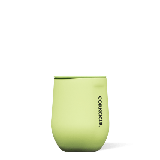 Neon Lights Citron Stemless 12oz | Corkcicle | Luby 