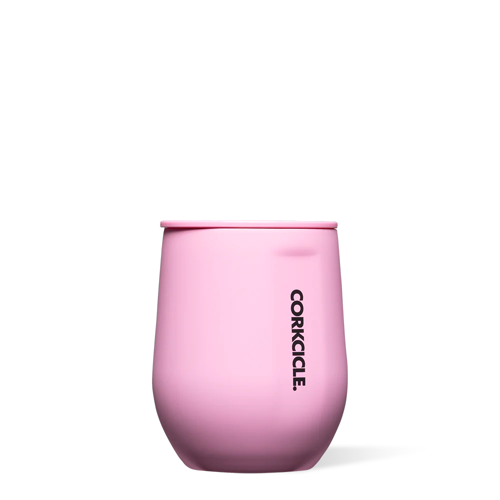 Stemless 12oz Sun-Soaked Pink | Corkcicle | Luby 