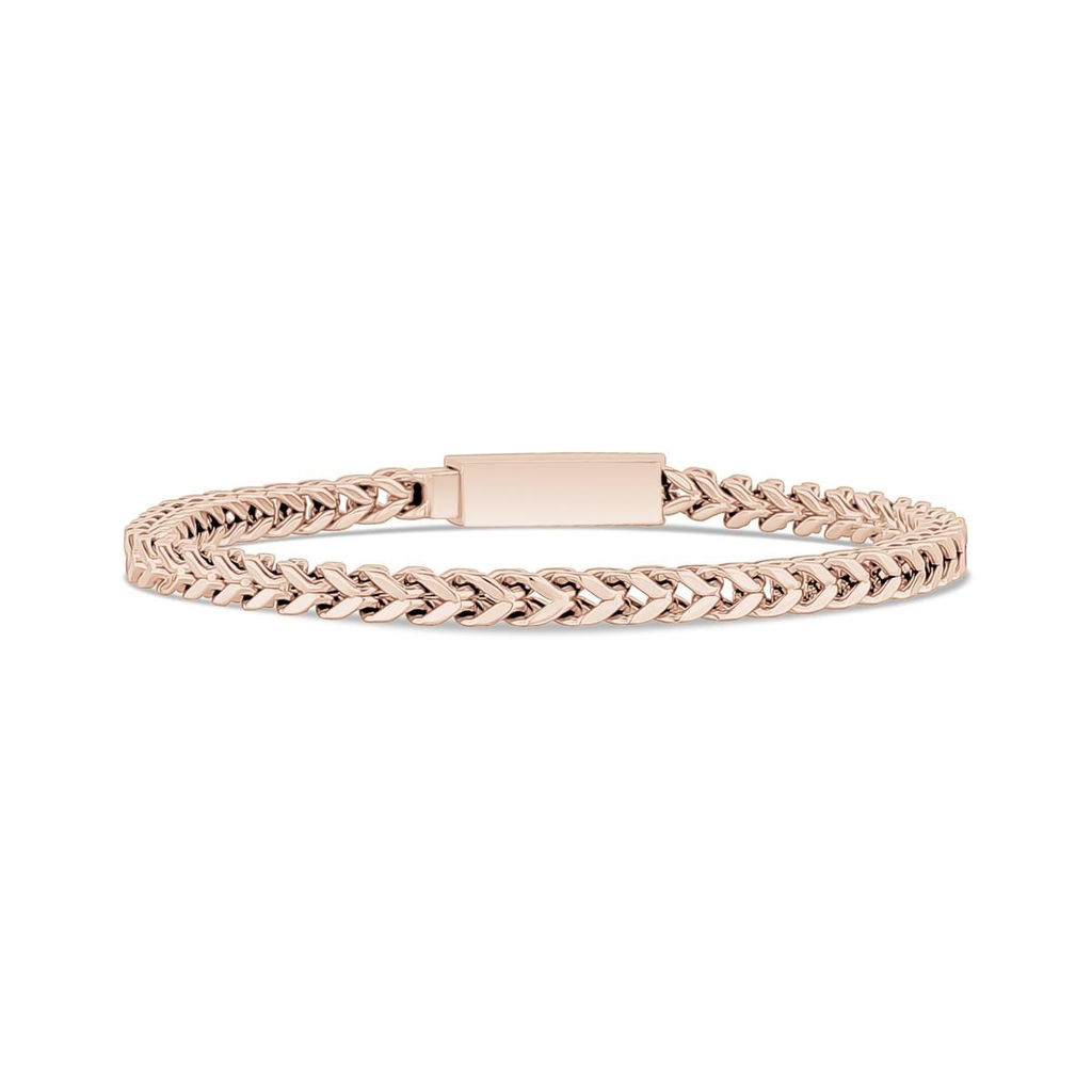 Stainless-Steel Franco Link Bracelet | ARZ Steel | Luby 