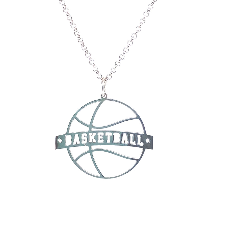 Colgante Baloncesto Plata