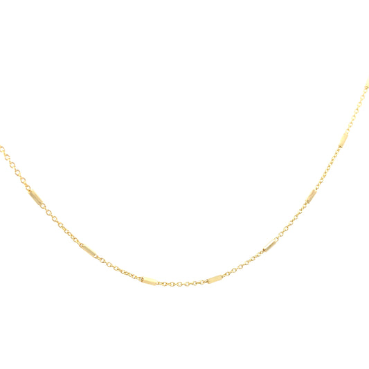 14K Gold Barrel Chain | Luby Gold Collection | Luby 