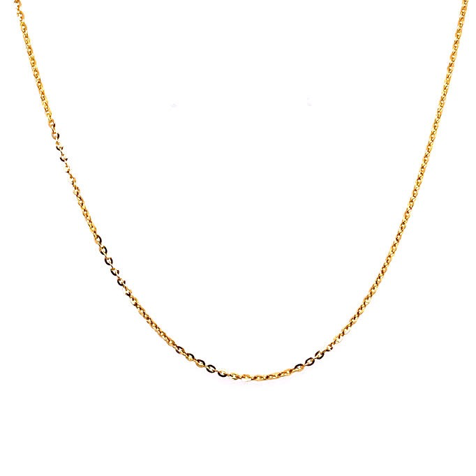 Rolo Link 14k Gold Chain (1.5mm) | Luby Gold Collection | Luby 