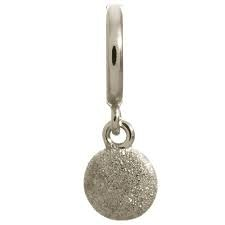 Encanto de gota brillante (plata)