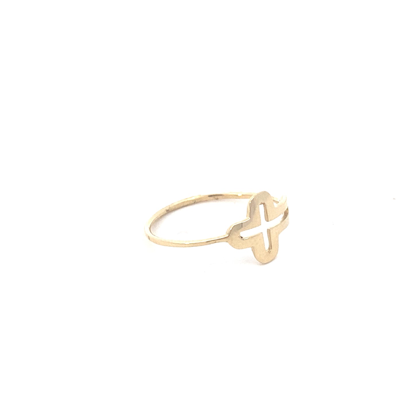 14k Gold Cross Ring | Luby Gold Collection | Luby 