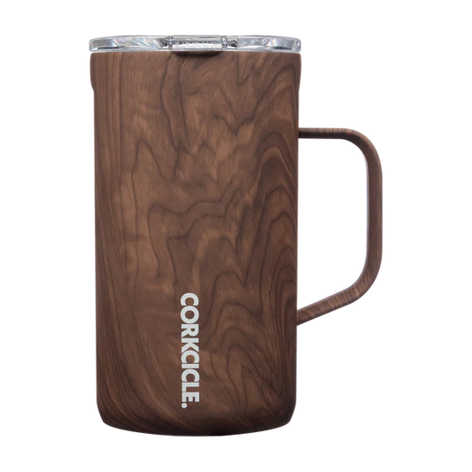 22oz Mug Walnut Wood | Corkcicle | Luby 