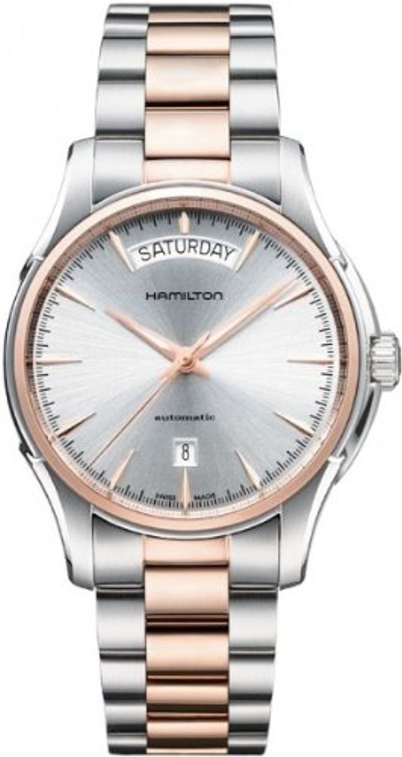 Jazzmaster Automatic Day Date (Rose-Gold/Silver) | Hamilton | Luby 