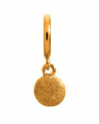 Dije de gota brillante (dorado)