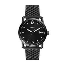 The Commuter Watch (Black/Smoke) | Fossil | Luby 