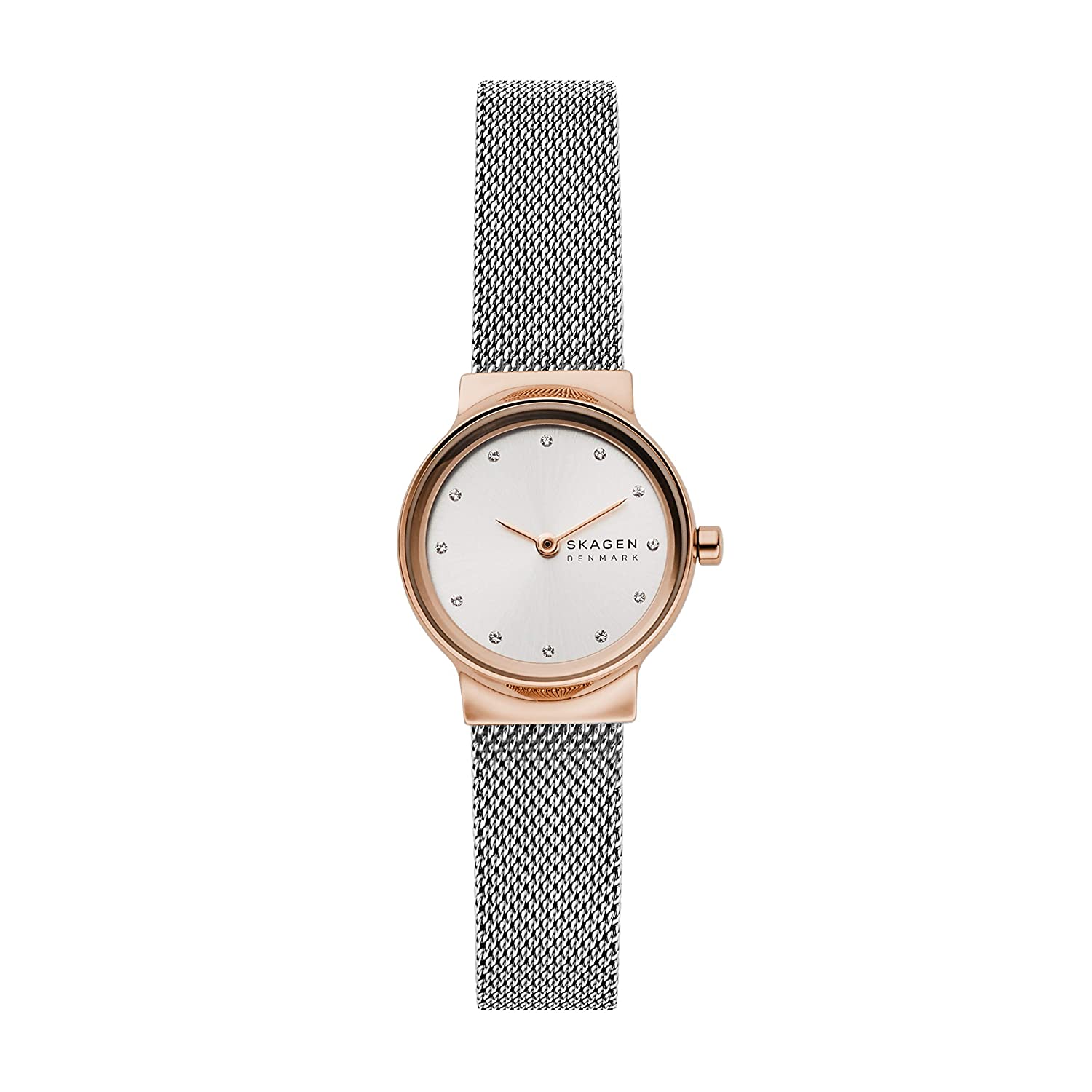 Freja Mesh Watch (Silver/Rose-Gold) | Skagen | Luby 