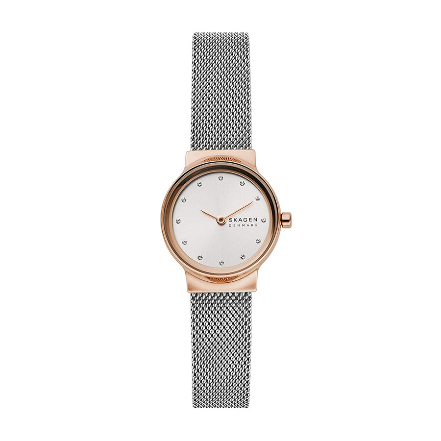 Reloj de malla Freja (plata/oro rosa)