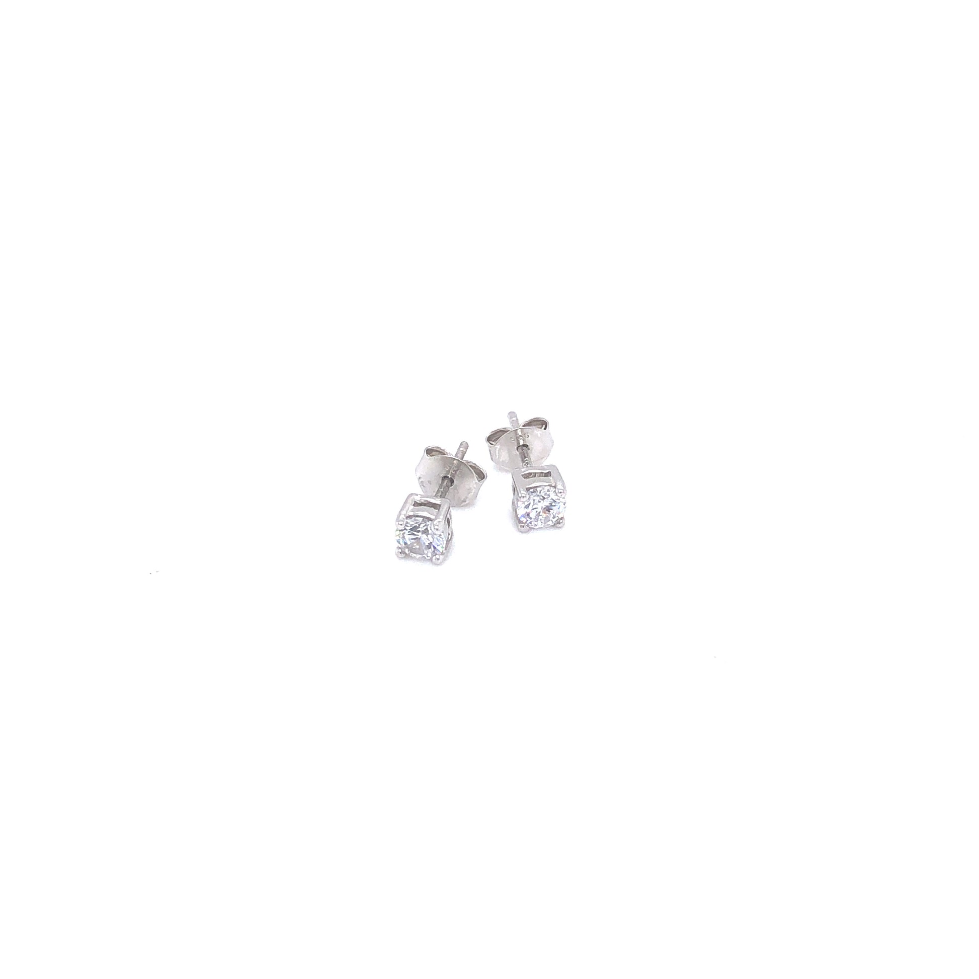 Sterling Silver 925 Stud Earrings 4MM | Luby Silver Collection | Luby 