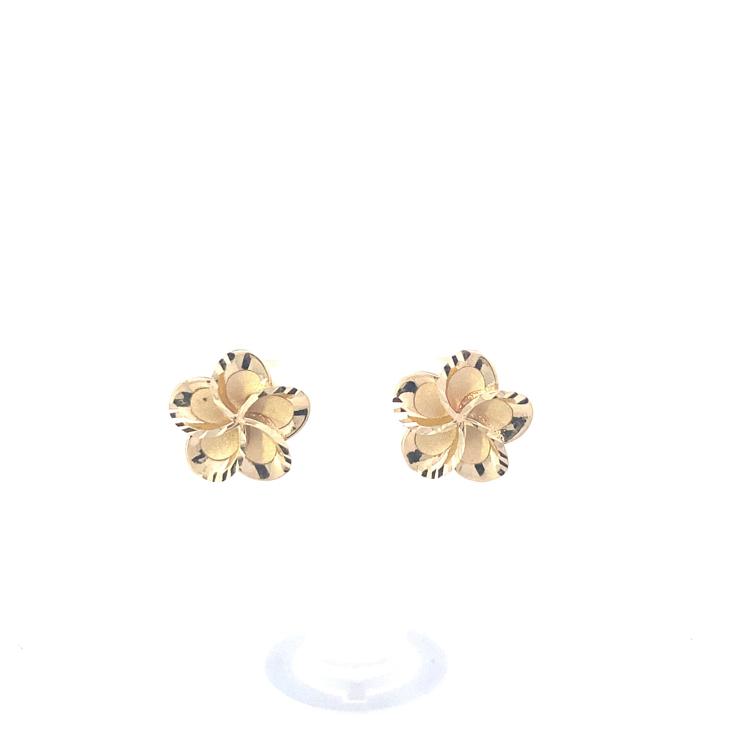 14K Gold Flower Stud Earrings | Luby Gold Collection | Luby 