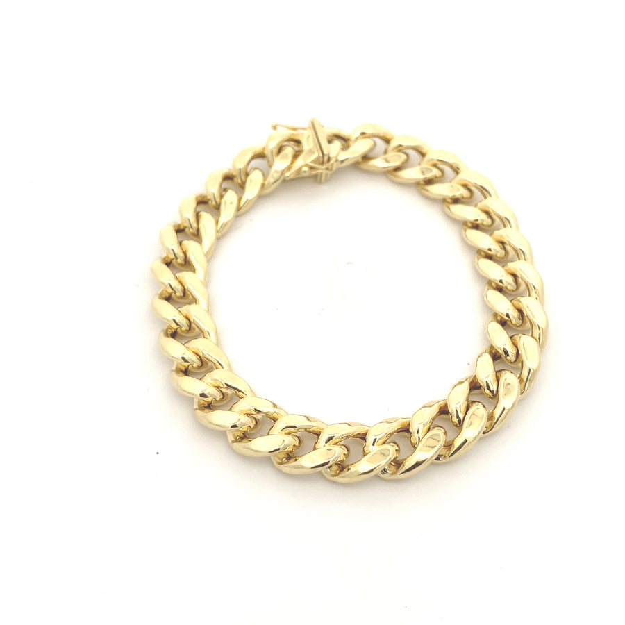 Brazalete Cubano Oro 14K 10.7mm