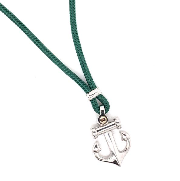 Anchor Pendant with Kevlar Necklace | Zancan | Luby 
