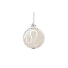 Leo Etching Charm (Silver)