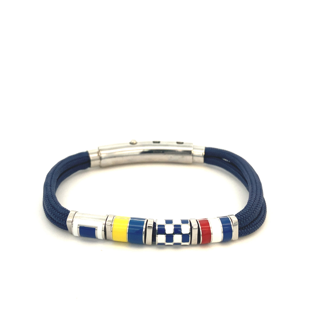 Double Cord Flags Silver | Seaknots | Luby 