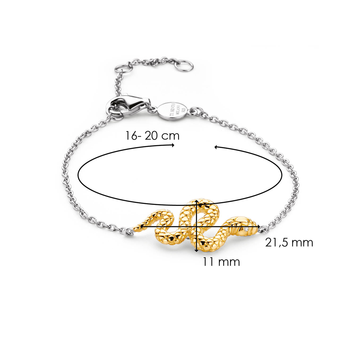 Snake Bracelet | Ti Sento Milano | Luby 