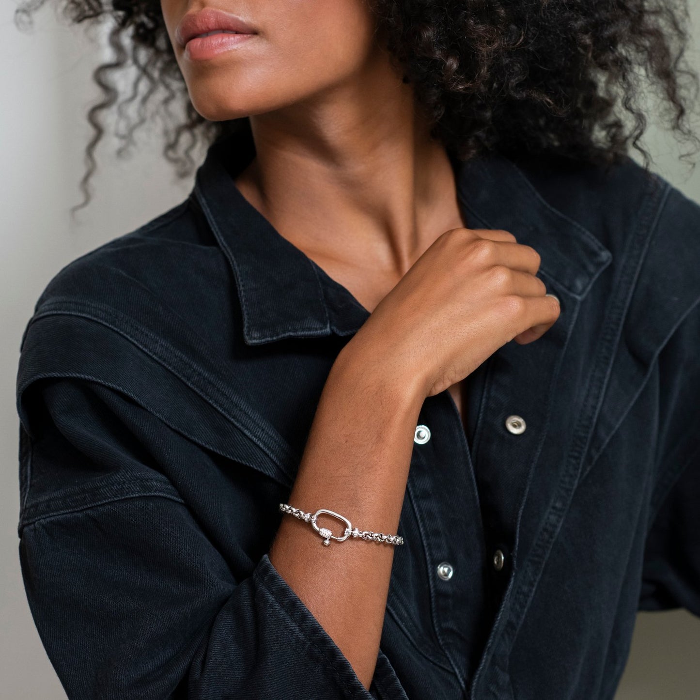 BIG LINK ROLO CHAIN BRACELET | Ti Sento Milano | Luby 