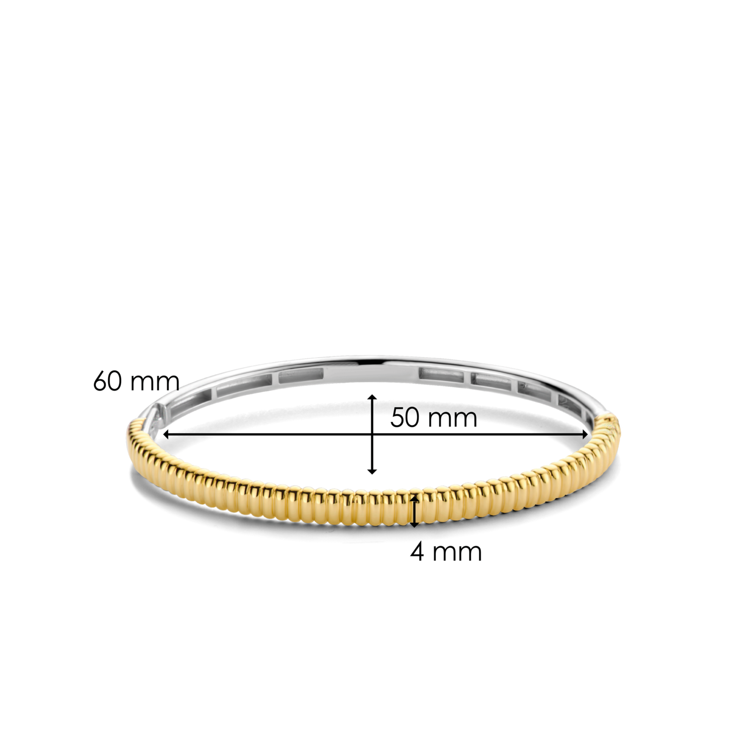 SILVER BANGLE | Ti Sento Milano | Luby 