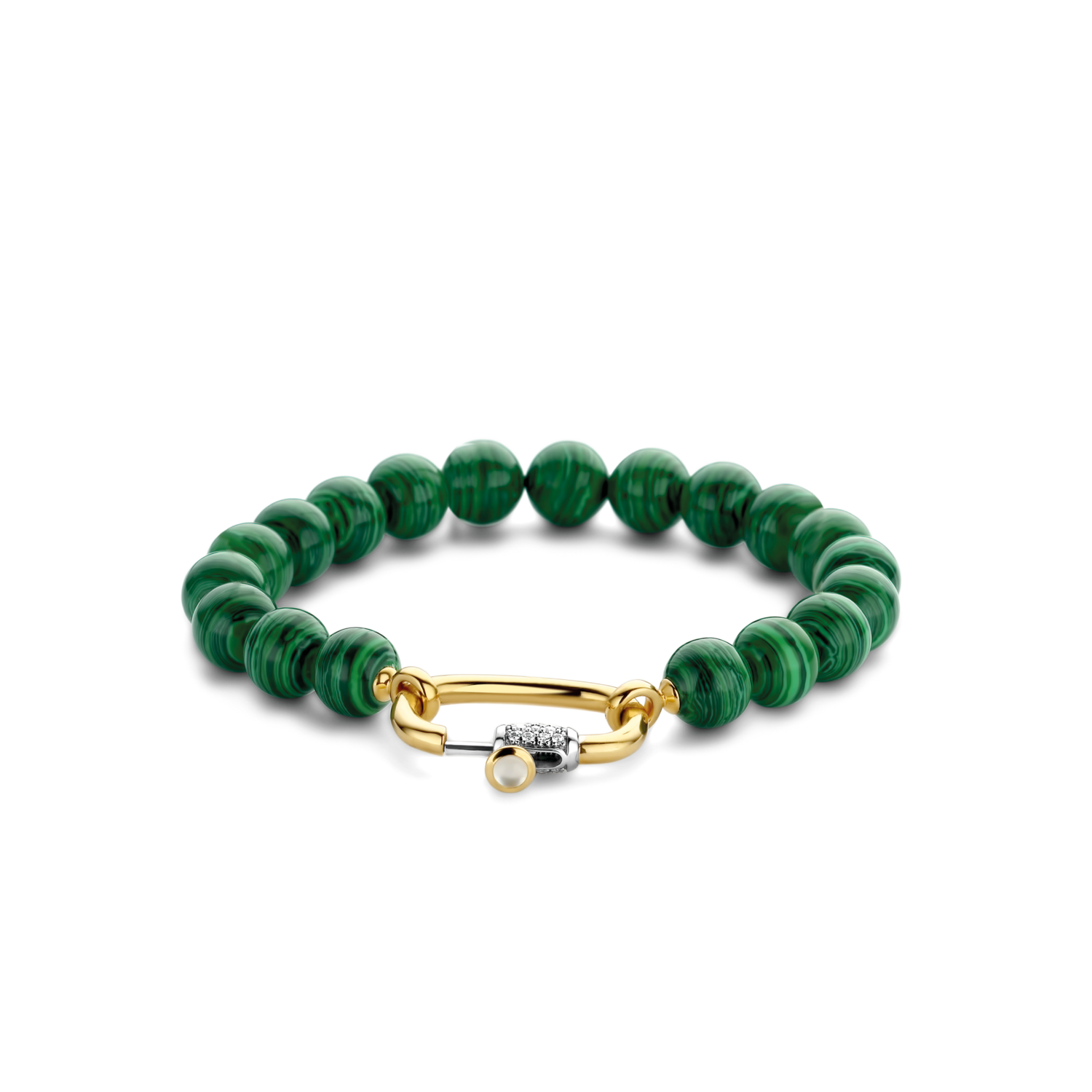 MALACHITE GREEN STONES BRACELET | Ti Sento Milano | Luby 