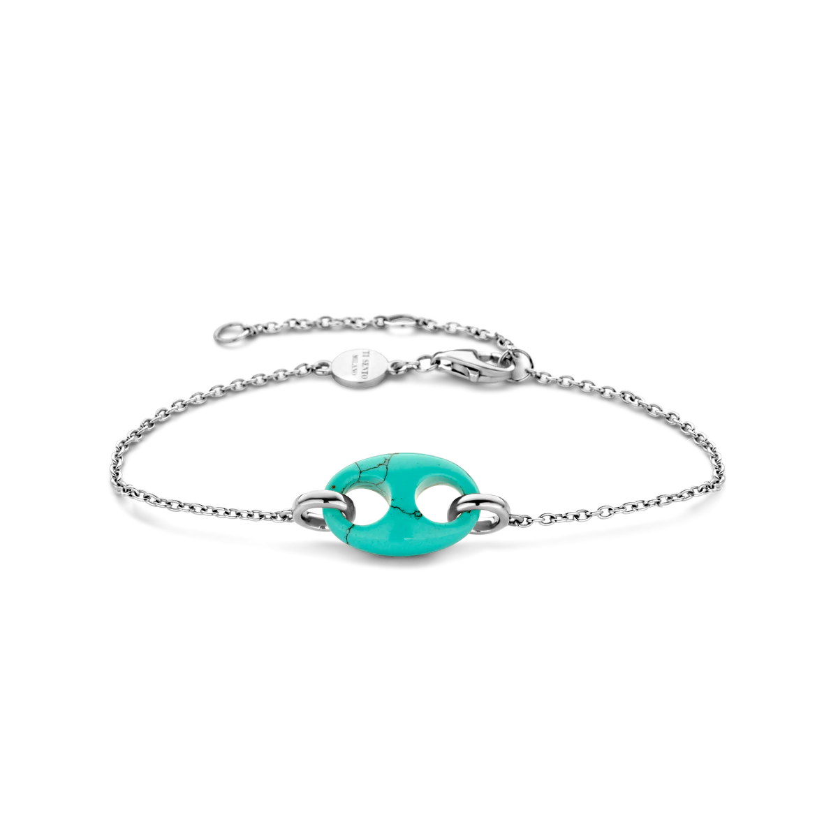 Turquoise Coffee Bean Bracelet | Ti Sento Milano | Luby 