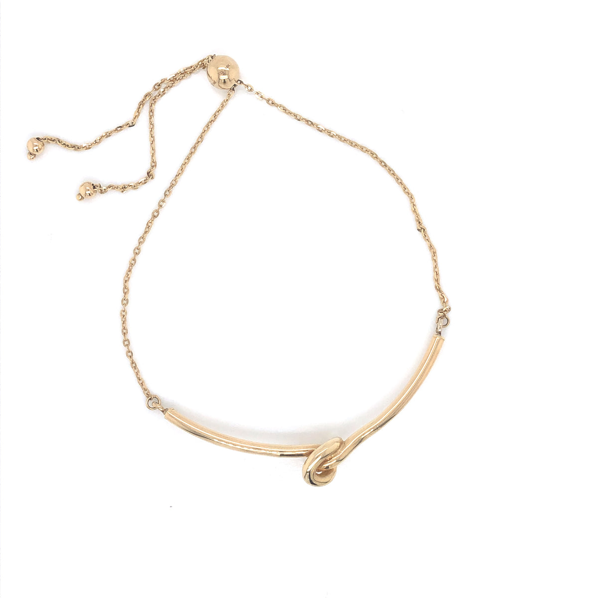 Knot Sliding 14k Gold Bracelet | Luby Gold Collection | Luby 
