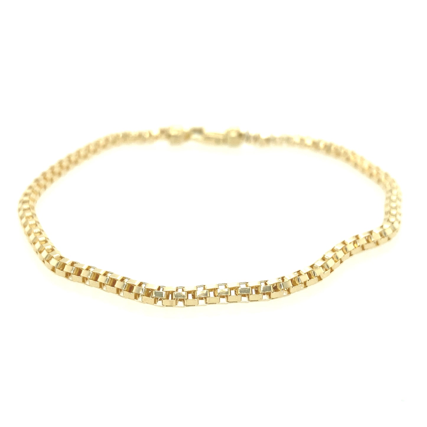 14K Gold Box Bracelet | Luby Gold Collection | Luby 