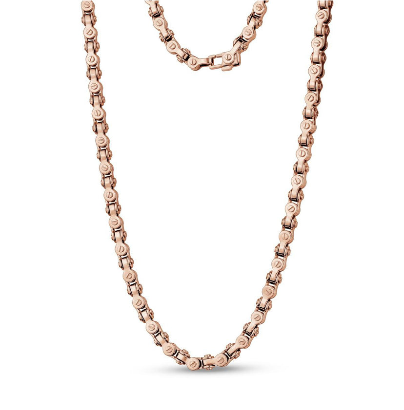 Stainless-Steel Bicycle Chain Necklace | ARZ Steel | Luby 