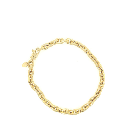 14k Gold Link Fancy Bracelet | Luby Gold Collection | Luby 