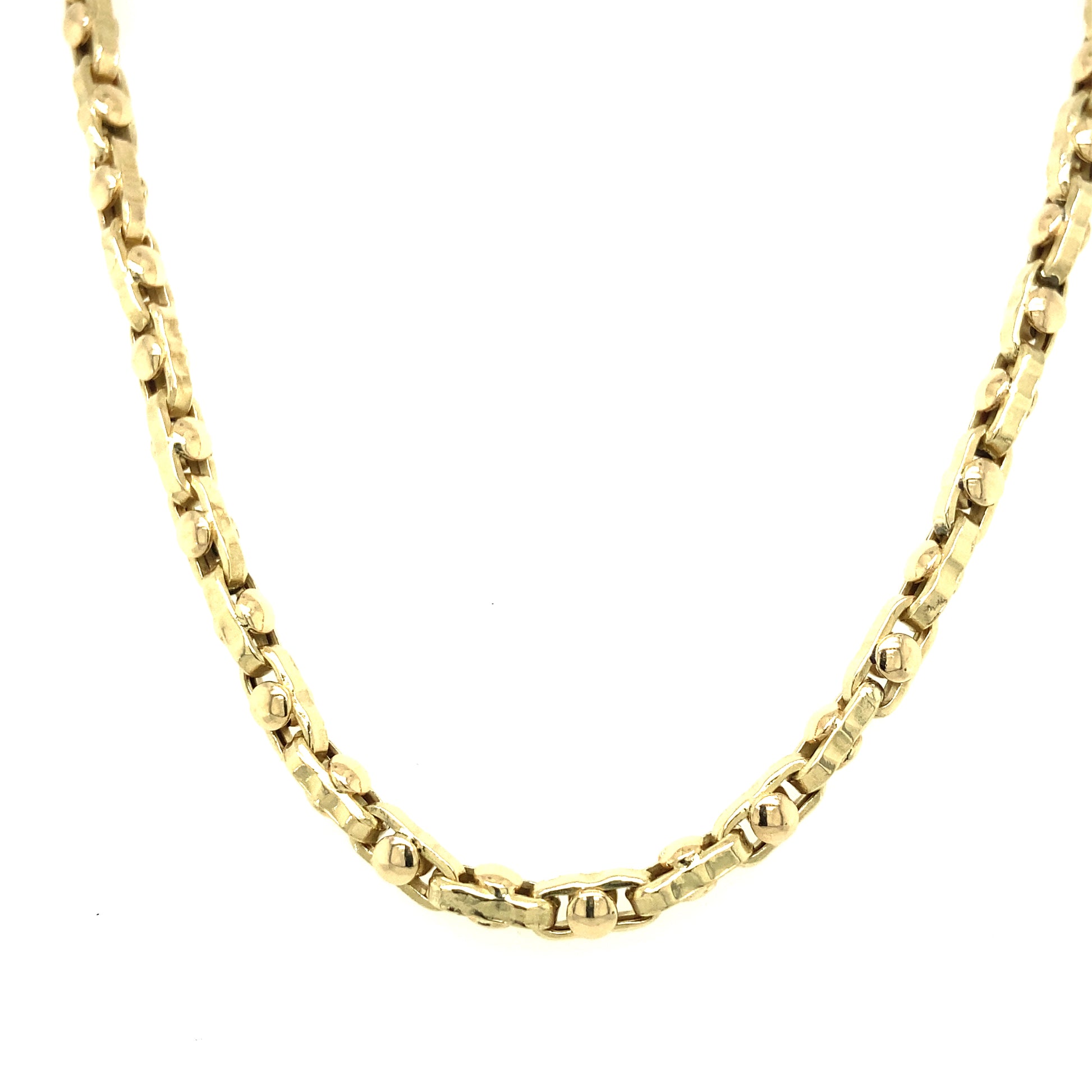 14K Hand Made Link Fancy Necklace | Luby Gold Collection | Luby 