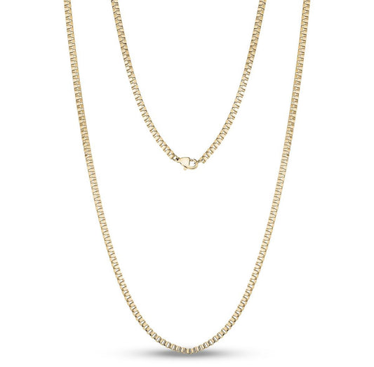 Gold Steel Box Link Chain | ARZ Steel | Luby 