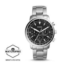 Goodwin Chronograph Watch (Silver) | Fossil | Luby 
