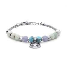 Très Jolie Tree of Life Mini Bracelet with Howlite, Amazzonite, Agate and Turquoise Stones | Brosway Italia | Luby 