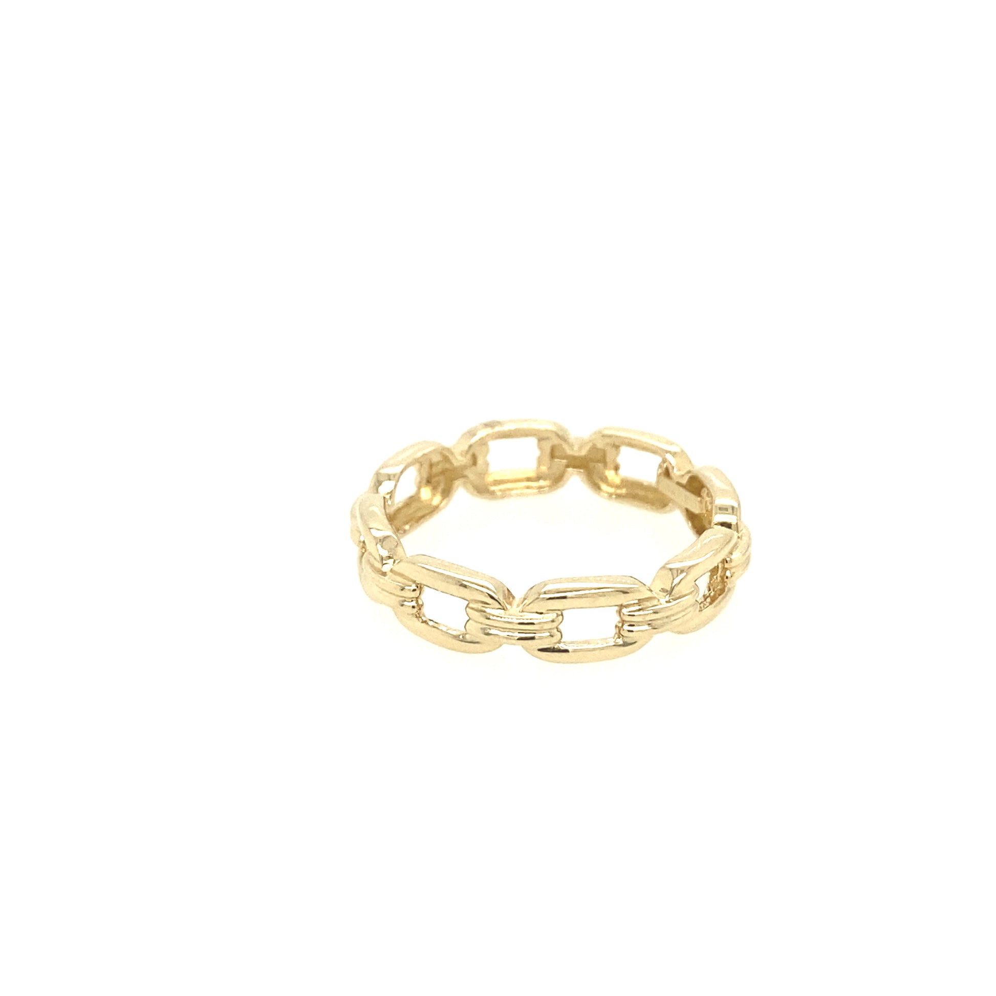 14K Gold Chain Links Ring | Luby Gold Collection | Luby 