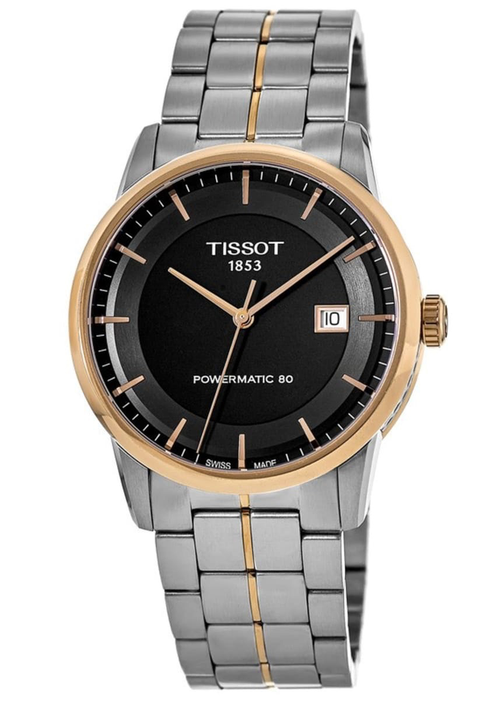 Luxury Automatic (Silver-Rose Gold) | Tissot | Luby 