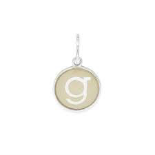 Letter G Etching Charm (Silver) | Alex and Ani | Luby 