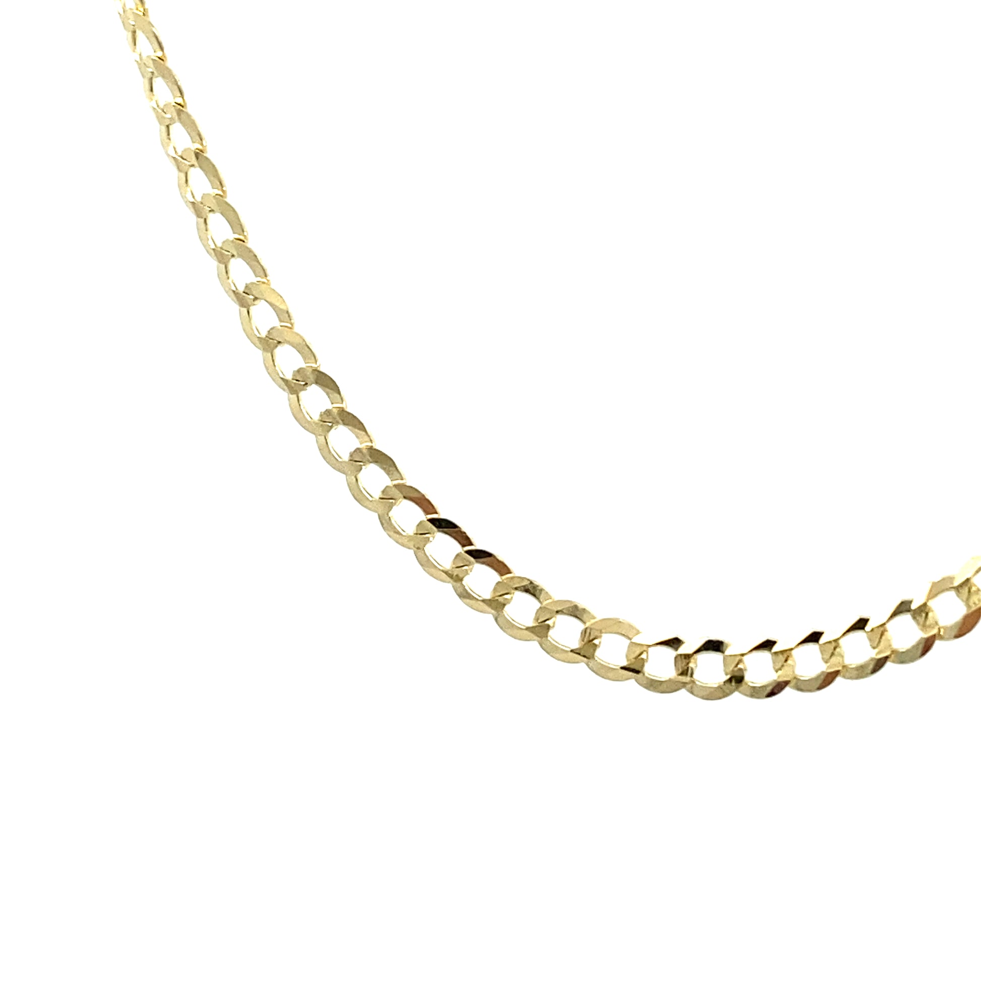 14k Gold Small Cuban Chain | Luby Gold Collection | Luby 